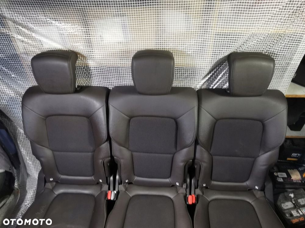 RENAULT ESPACE V 5 14-19 FOTELE TYŁ TYLNE PÓŁSKÓRA GRZANE 3 SZTUKI 2GI RZĄD - 2