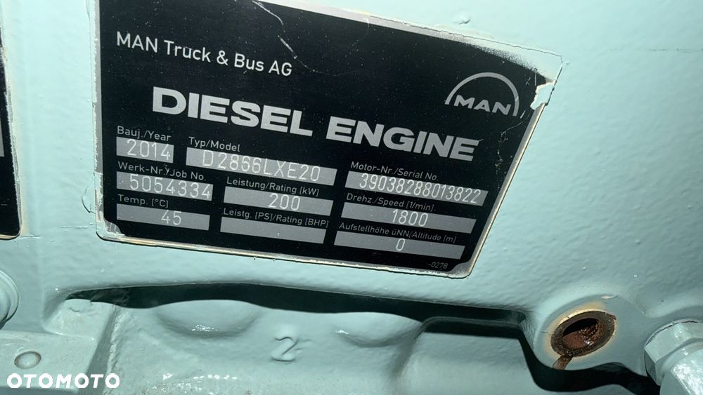 Generator prądu Partner Lsam46.2m3 silnik dieslaMan d2866lxe20 150Kw - 6