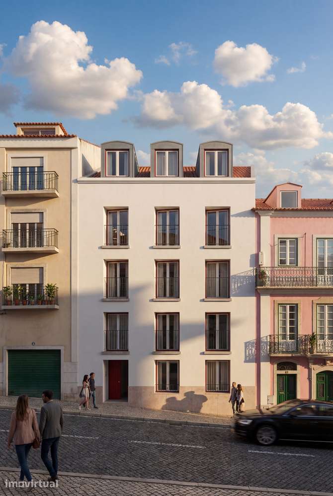 Acordar com vista para o Tejo|T2 Duplex entre a Graça e Santa Apolónia - Grande imagem: 4/7