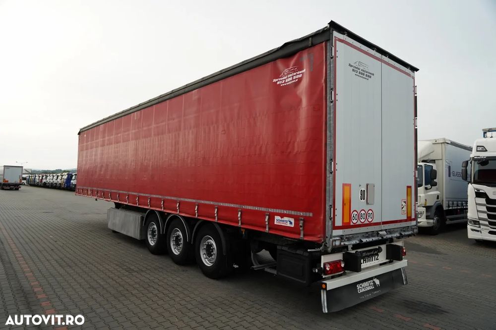 Schmitz Cargobull / SEMIREMORCĂ CU PRELATĂ (CURTAINSIDER) / STANDARD / CUTIE PENTRU PALETI / PRELATĂ RANFORSATĂ / - 5