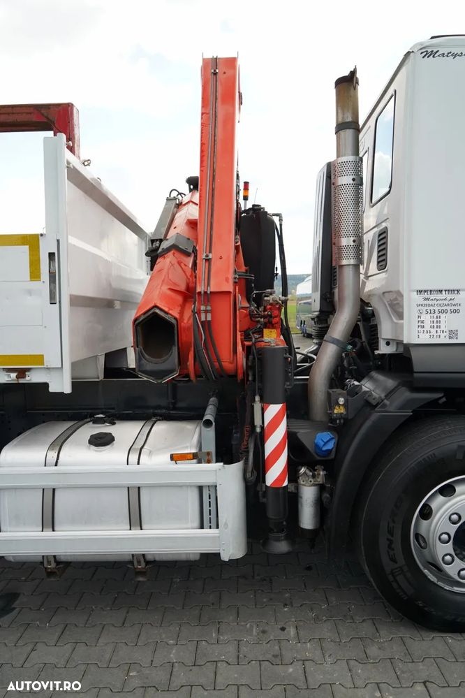 Iveco STRALIS / 310 / 4x2 / BASCULĂ - 5,3 M / HDS FASSI 135 - 8 M / EURO 6 - 19