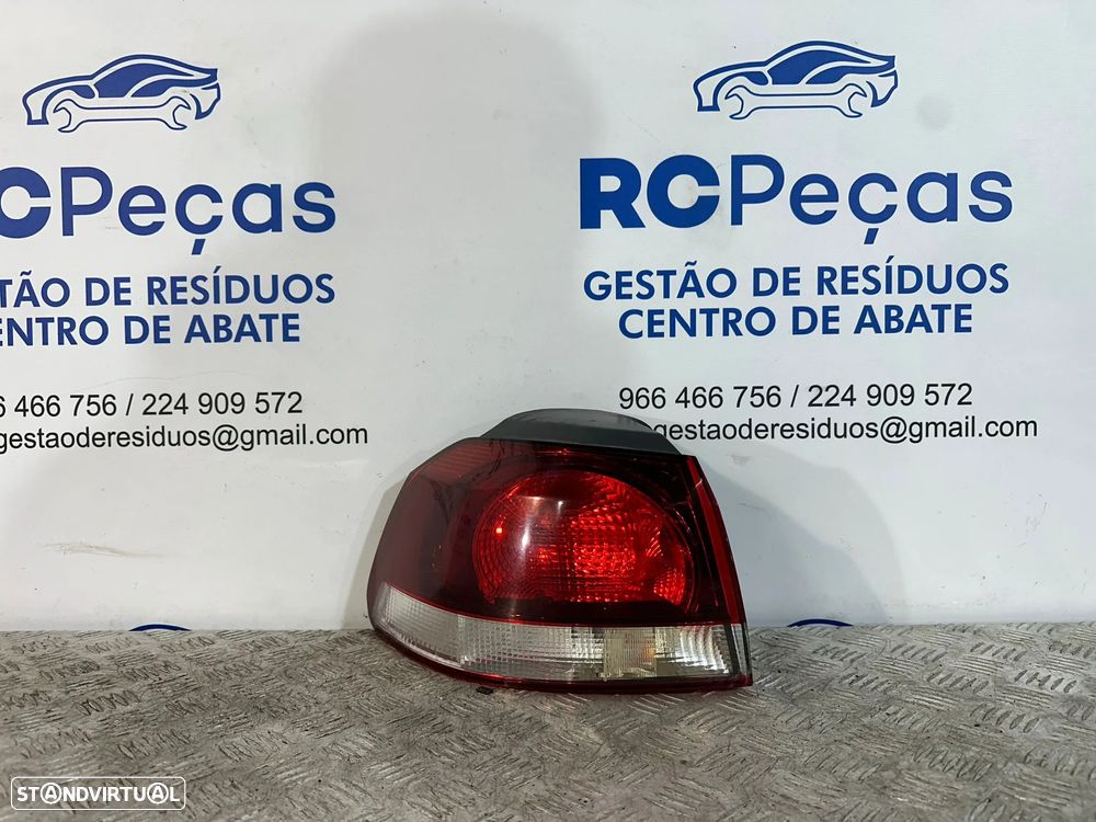 .Conjunto Farolins Tras Traseiro Esquerdo Direito Original Volkswagen VW Golf 6 Mk6 5k0945096M 5k0945095M 2008 - 2013 - 5