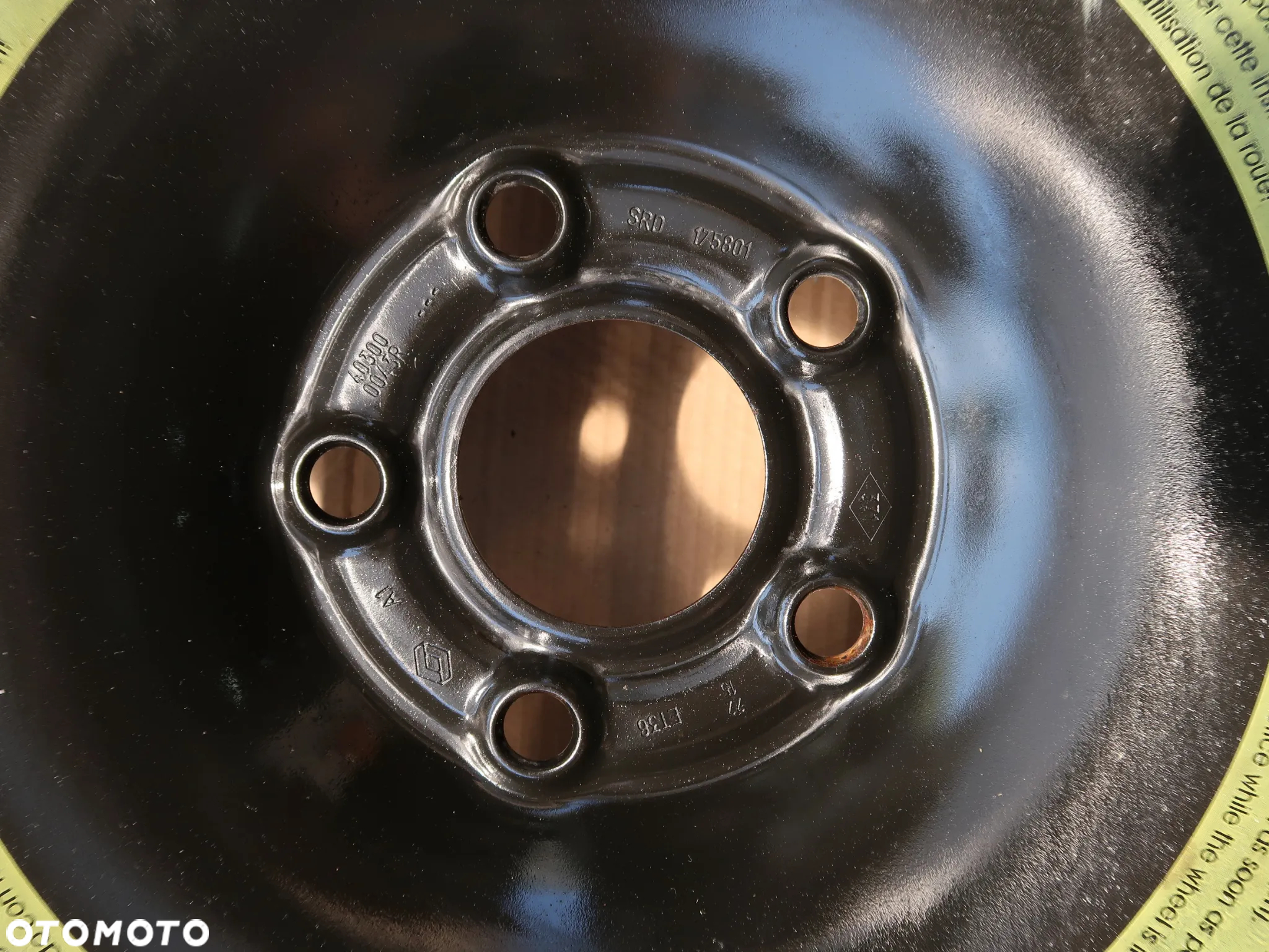Koło zapasowe Renault Nissan Kia Hyundai 17'' 5x114,3 - 3