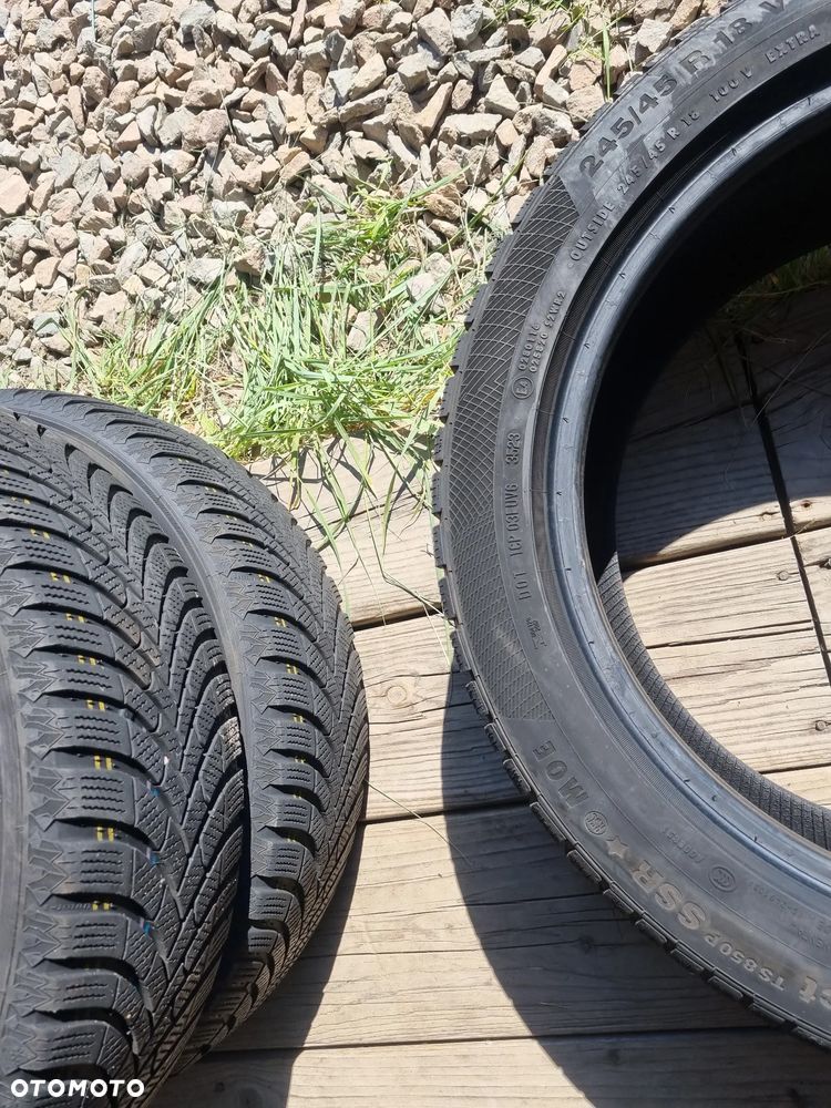 Opony CONTINENTAL WINTER CONTACT TS850P SSR 245/45R18 2023r,2x6,8mm super - 8