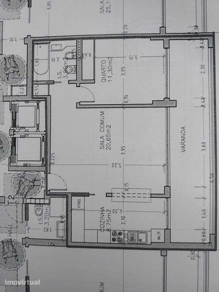 Apartamento T1 na Quinta do Cedro lote 17- 5°Frente - Grande imagem: 2/11