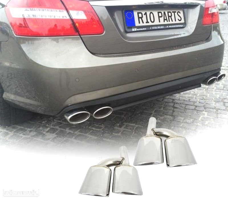 PONTEIRAS DE ESCAPE ESPECIFICA MERCEDES CLASE C W204 07-15 LOOK AMG C63 50x125 - 2