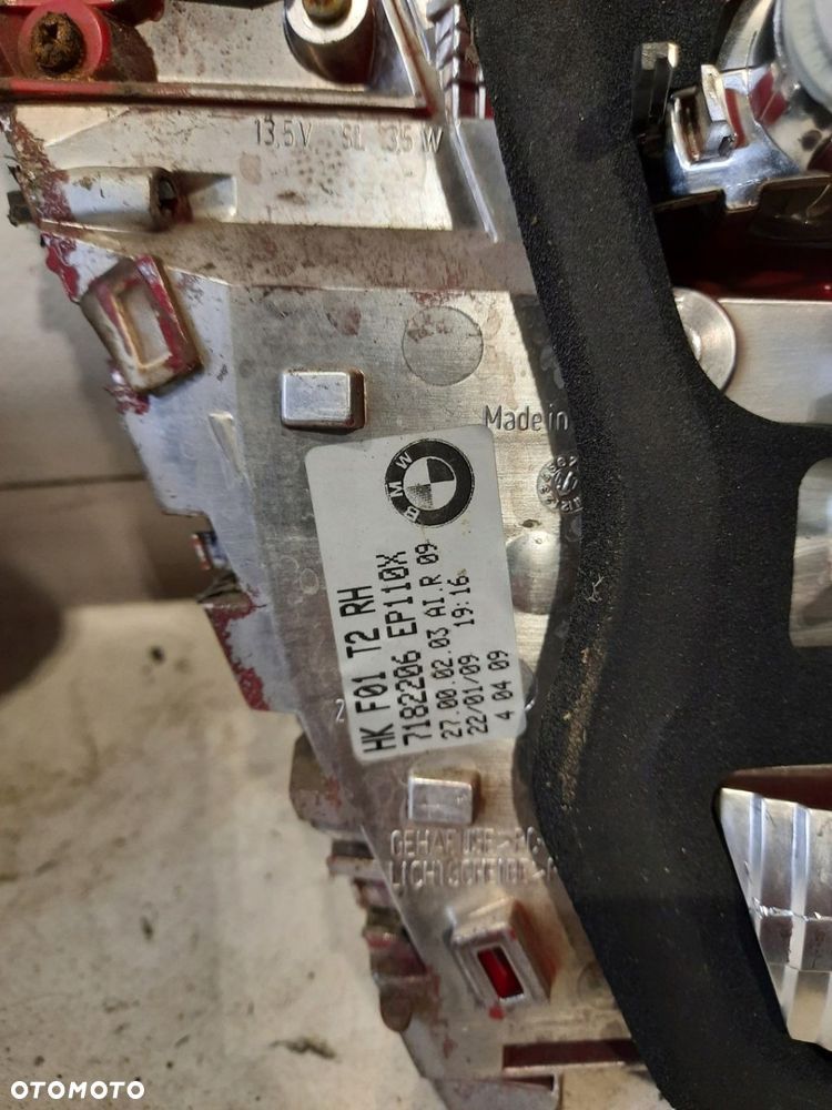 LAMPA W KLAPĘ TYŁ LEWA PRAWA BMW 7 F01 F02 7182205 - 7