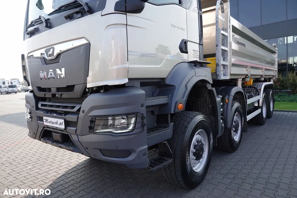 MAN TGS 41.480 / 8x6 / BASCULANĂ SPATE / MANUAL / NOU NOU / KH-KIPPER / - 18