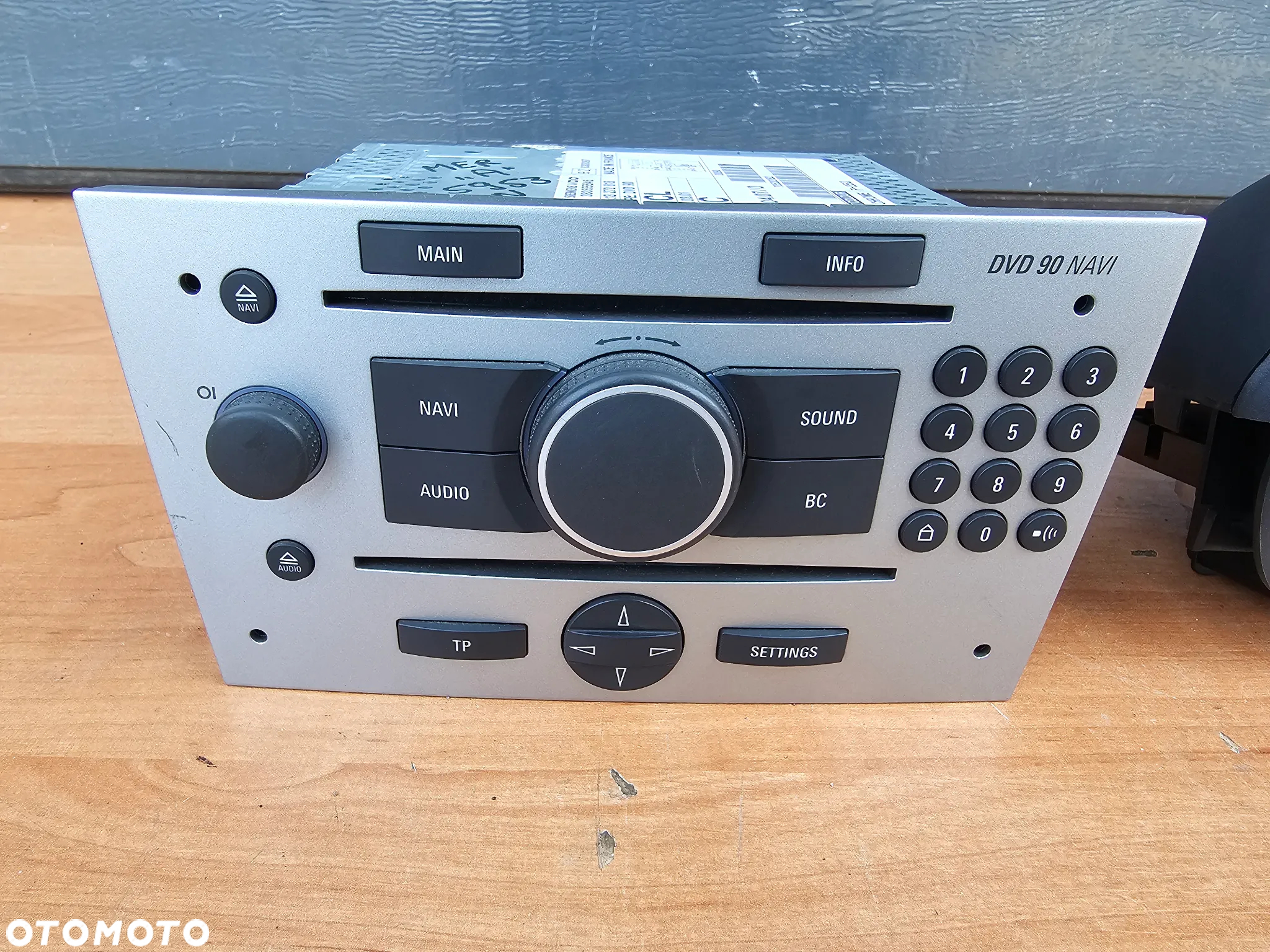 RADIO NAWIGACJA KOLOROWA OPEL MERIVA A DVD 90 NAVI !Z PINEM! - 2