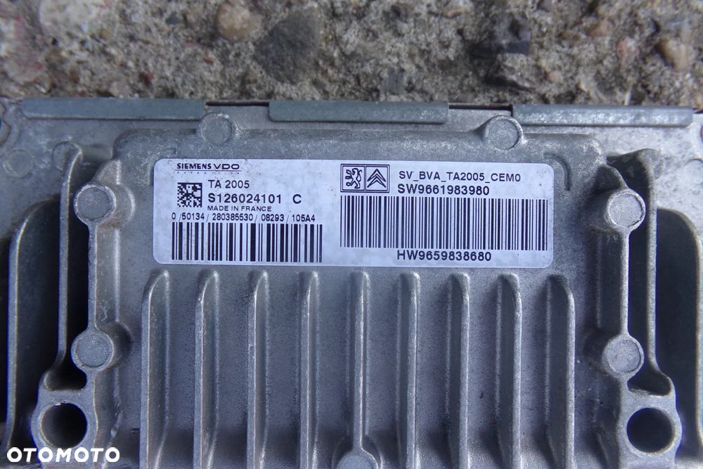 Komputer sterownik SW9661983980 Citroen Peugeot - 4