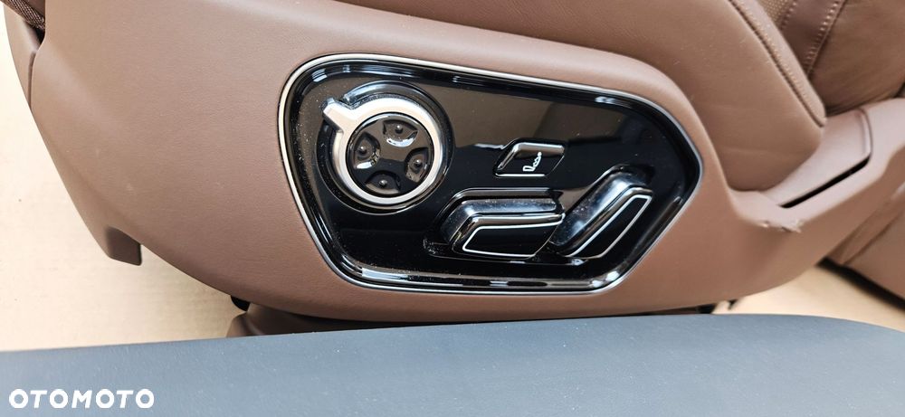 audi s8 a8 d4 lift fotele kanapa boczki brązowa skóra wentylacja masaże - 4