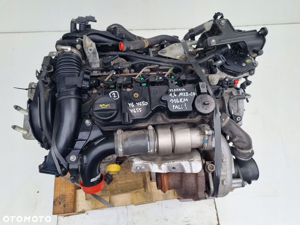 SILNIK Mazda3 Mazda 3 II 1.6 D MZR-CD Y6 Y650 Y655 - 2