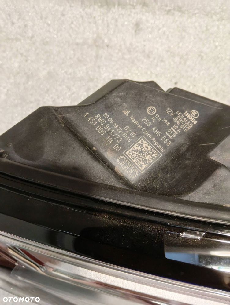 audi a4 b9 full led przód strona lewa kompletna lampa przednia 8w0941773 - 4