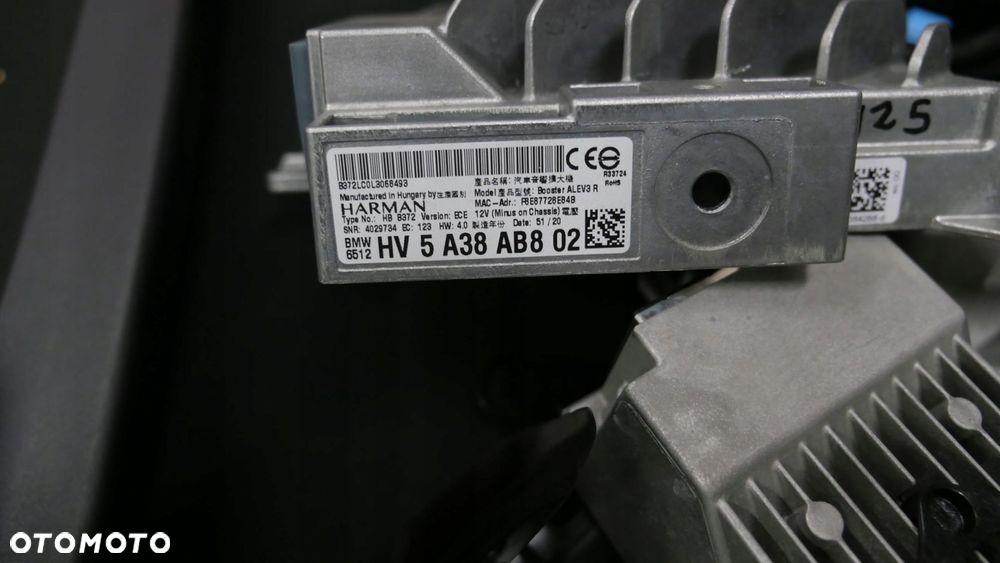 bmw 1 f40 nagłośnienie harman kardon wzmacniacz głośniki wiązka komplet - 14