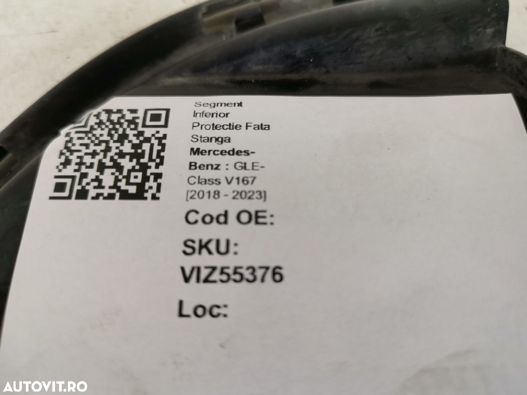 Ornament, Segment Inferior Protectie Fata Stanga Mercedes-Benz  GLE-Cl - 8