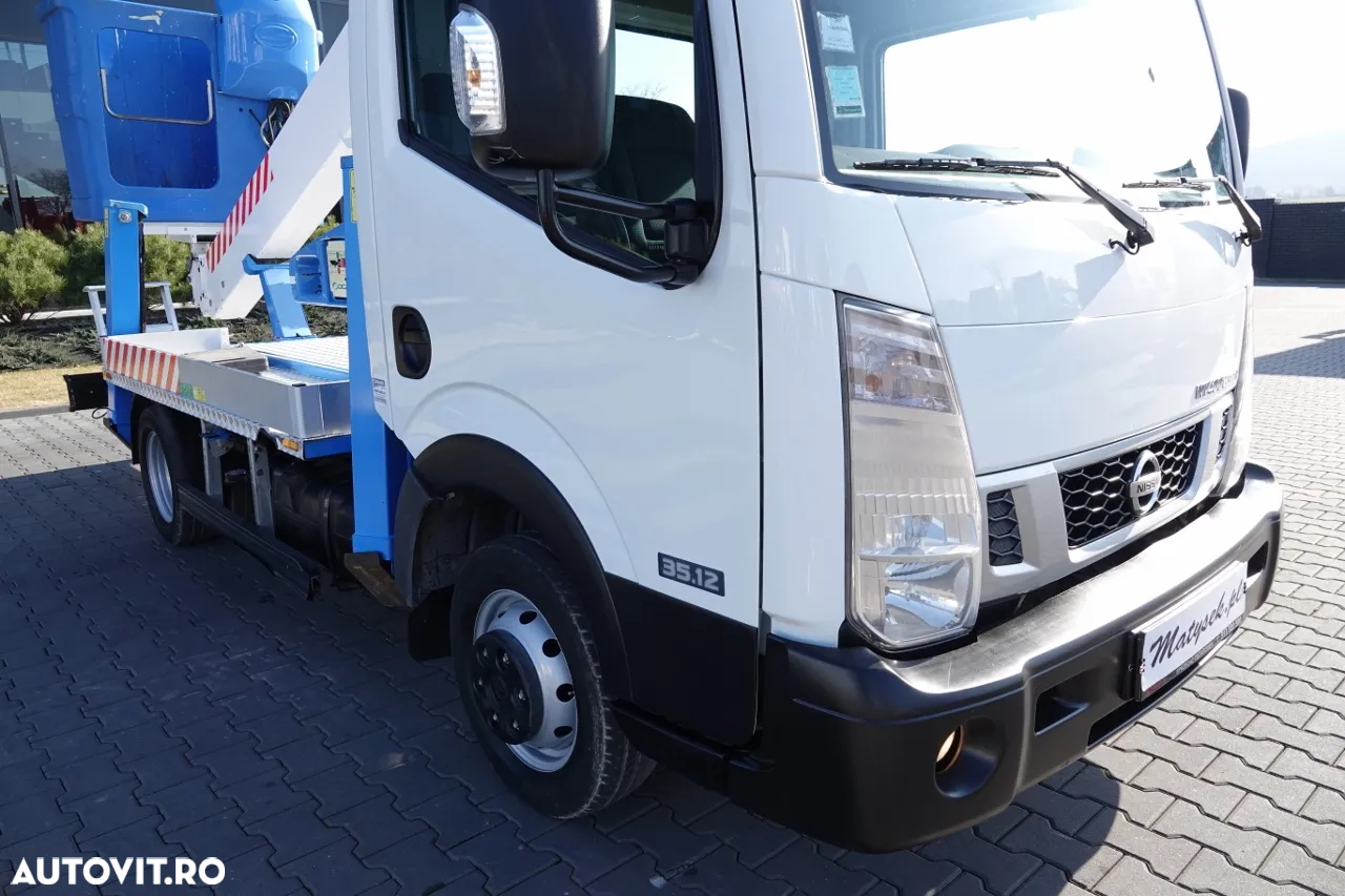 Renault CABSTAR NT 400 / LIFTING 18 METRI / SOCAGE T318 ridicator de cosuri / COS 2 PERSOANE - 225 kg / DUPA CONTRACTUL DE SERVICE - 15