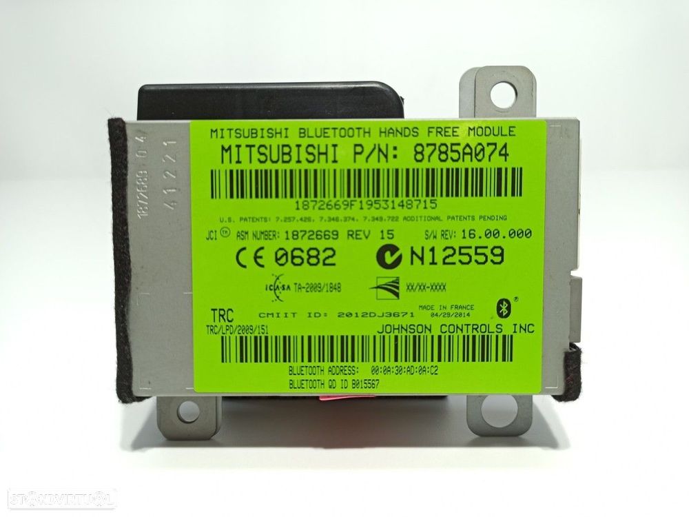 UNIDADE DE CONTROLE BLUETOOTH MITSUBISHI OUTLANDER (GF0) MOTION 2WD - 3