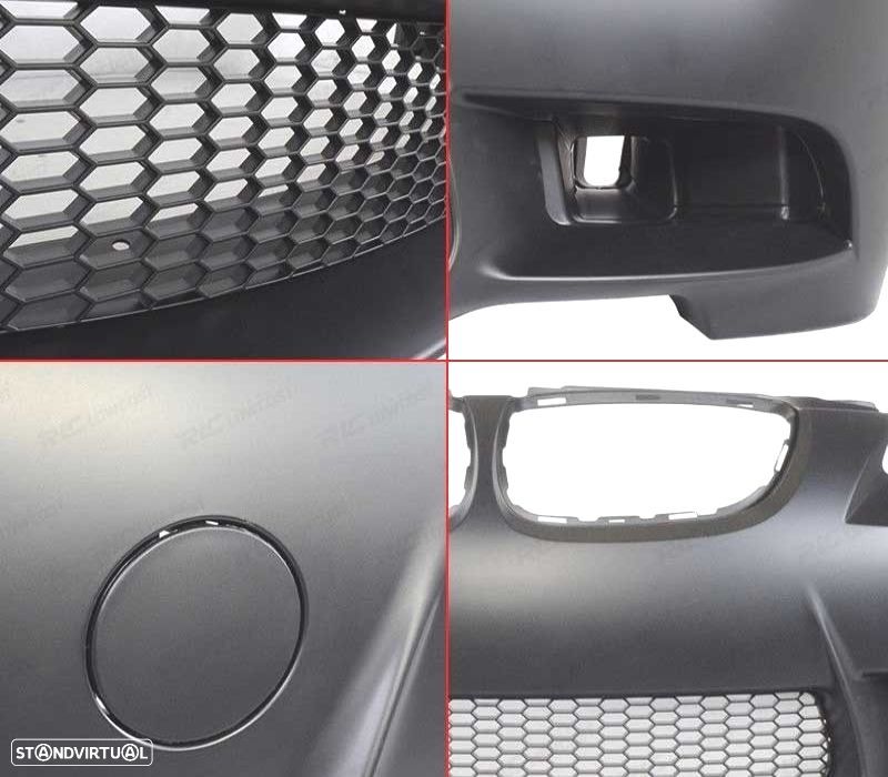 PÁRA-CHOQUES FRONTAL BMW SERIE 3 E92 E93 06-10 LOOK M3 + CONDUTAS DE TRAVOES AR - 2