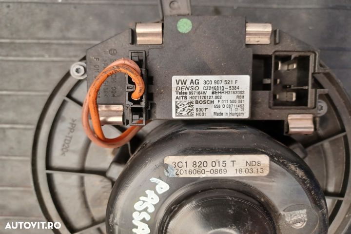 Ventilator aeroterma 3C1820015T 3C1820015T Volkswagen VW Passat CC 1 - 4