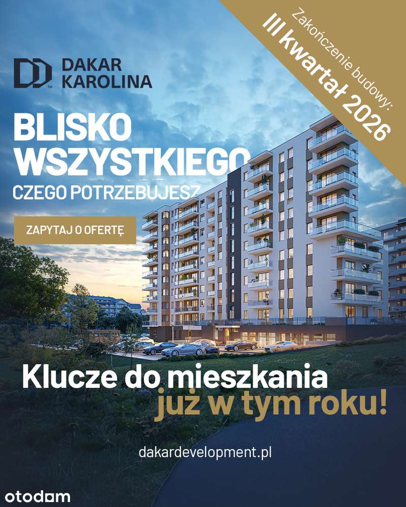 2 pokoje - 40,28m2 |Świetny układ |Zachód |Projektant
