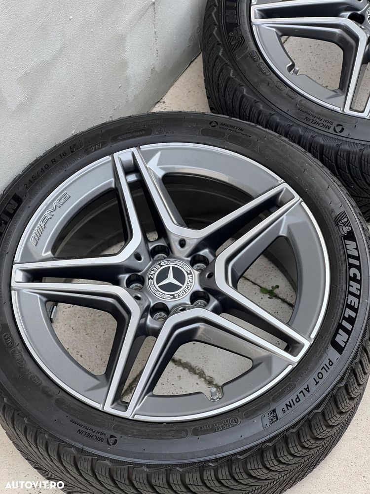 Jante/roti originale Mercedes AMG 18” cu senzori - 1
