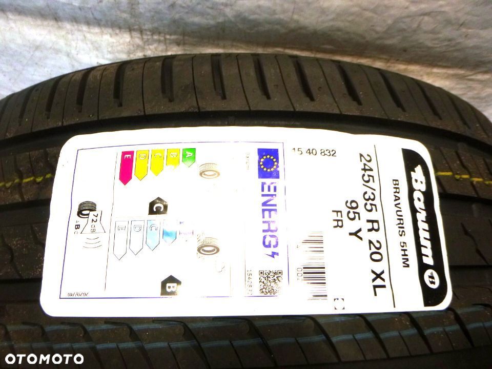 opona nowa barum 245/35r20 XL 95y bravuris 5hm - 2