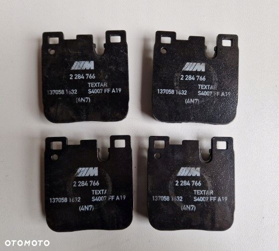 KLOCKI HAMULCOWE BMW F80 M3 F82 F83 F87 2284766 - 1