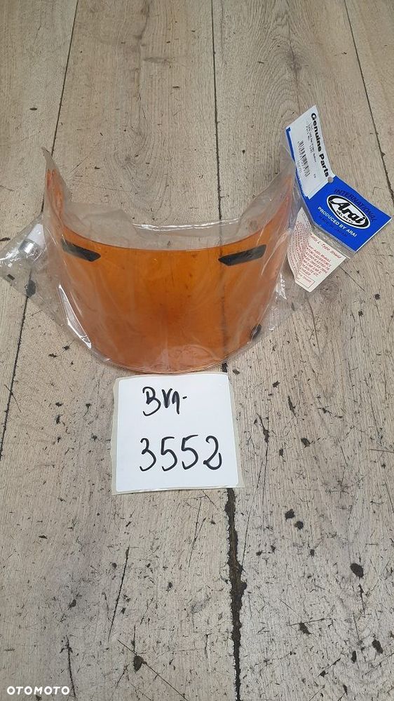 Szyba Kasku Wizjer ARAI SAQ-SHLDw/PINS Kolor Amber (Bursztynowy) - 1