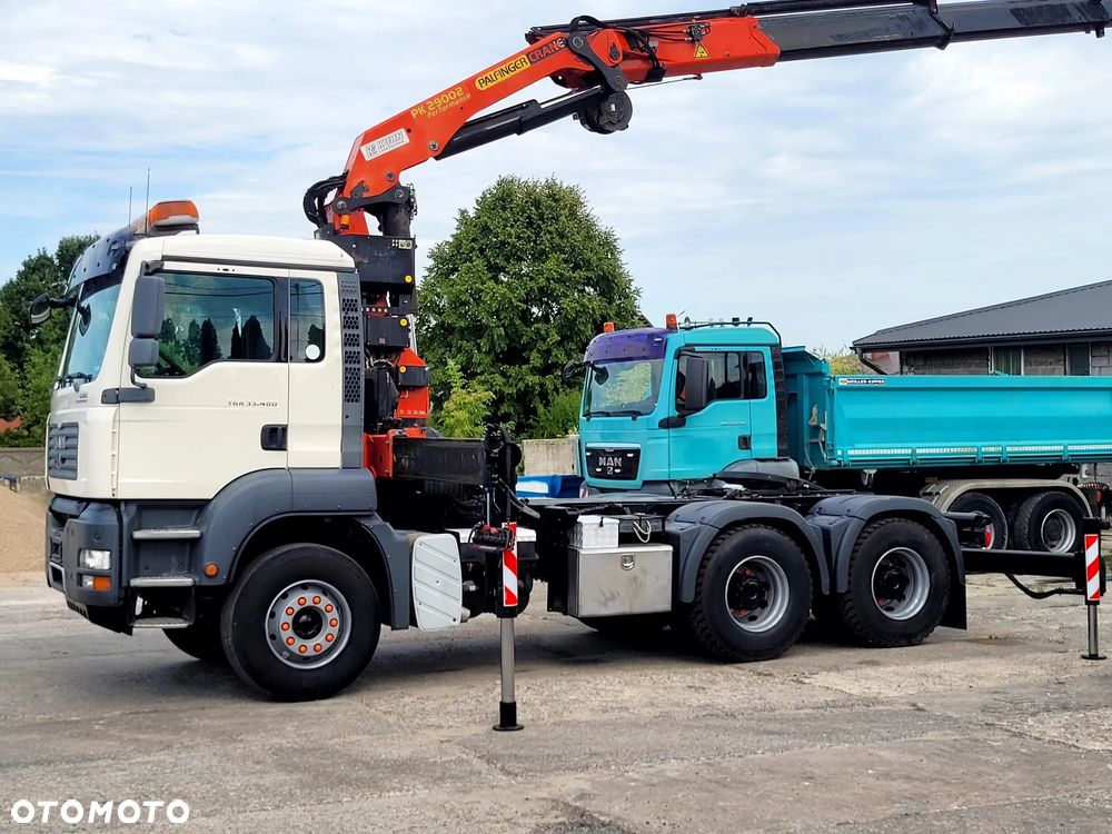 MAN TGA 33.480 6x4 Palfinger PK29002 Ciągnik + Kiper - 17