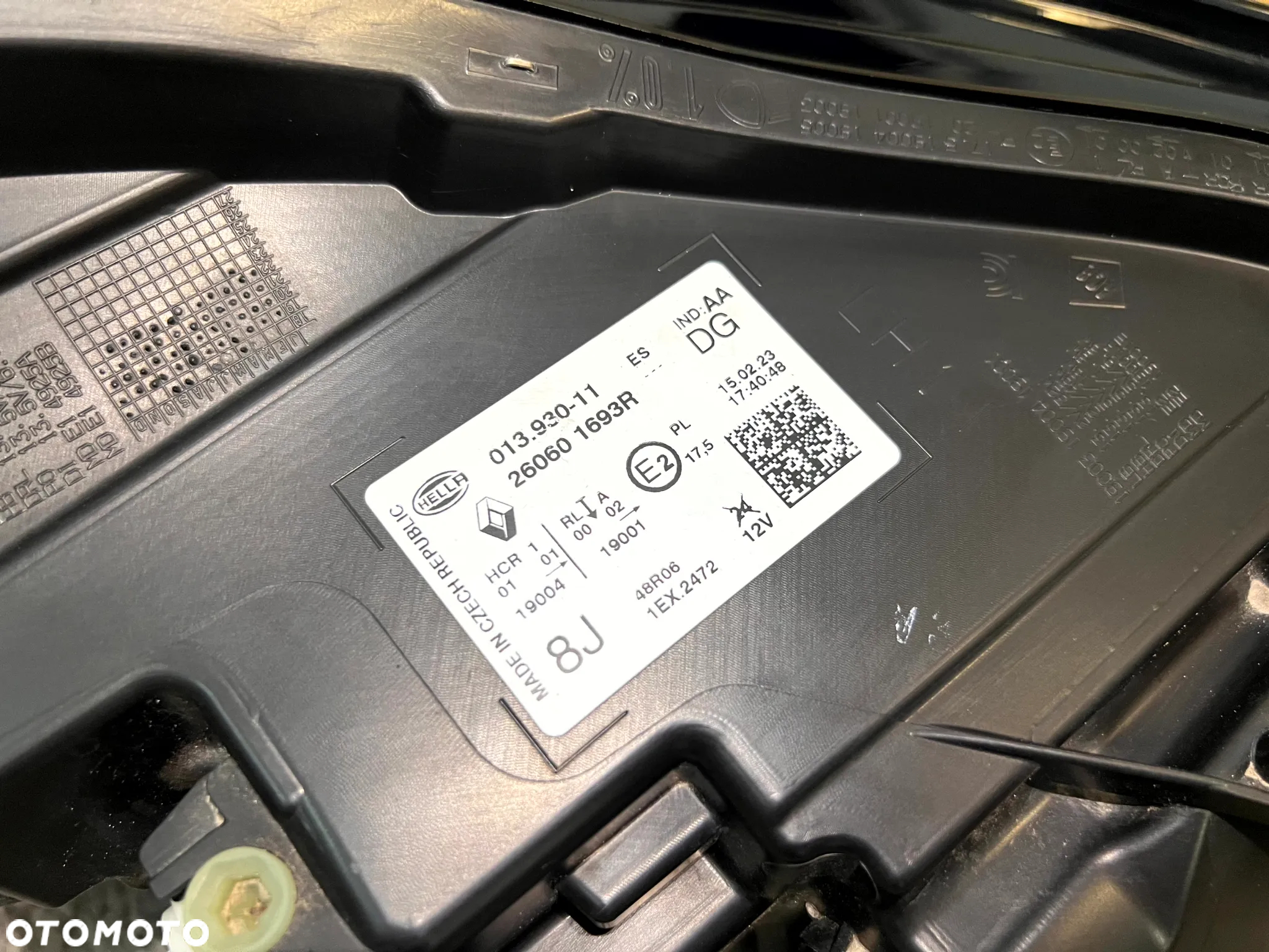 RENAULT CAPTUR II 2019-2023 LAMPA LEWY PRZÓD LEWA PRZEDNIA REFLEKTOR LED ORYGINAŁ EUROPA 260601693R - 19