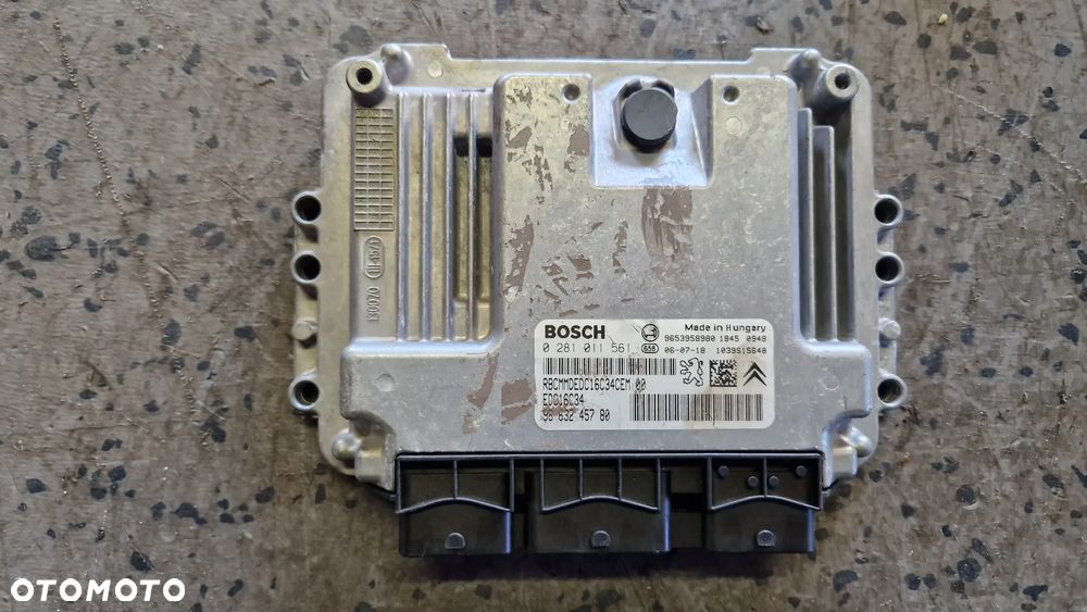 CITROEN C5 1.6 HDI STEROWNIK SILNIKA0281011561 - 1