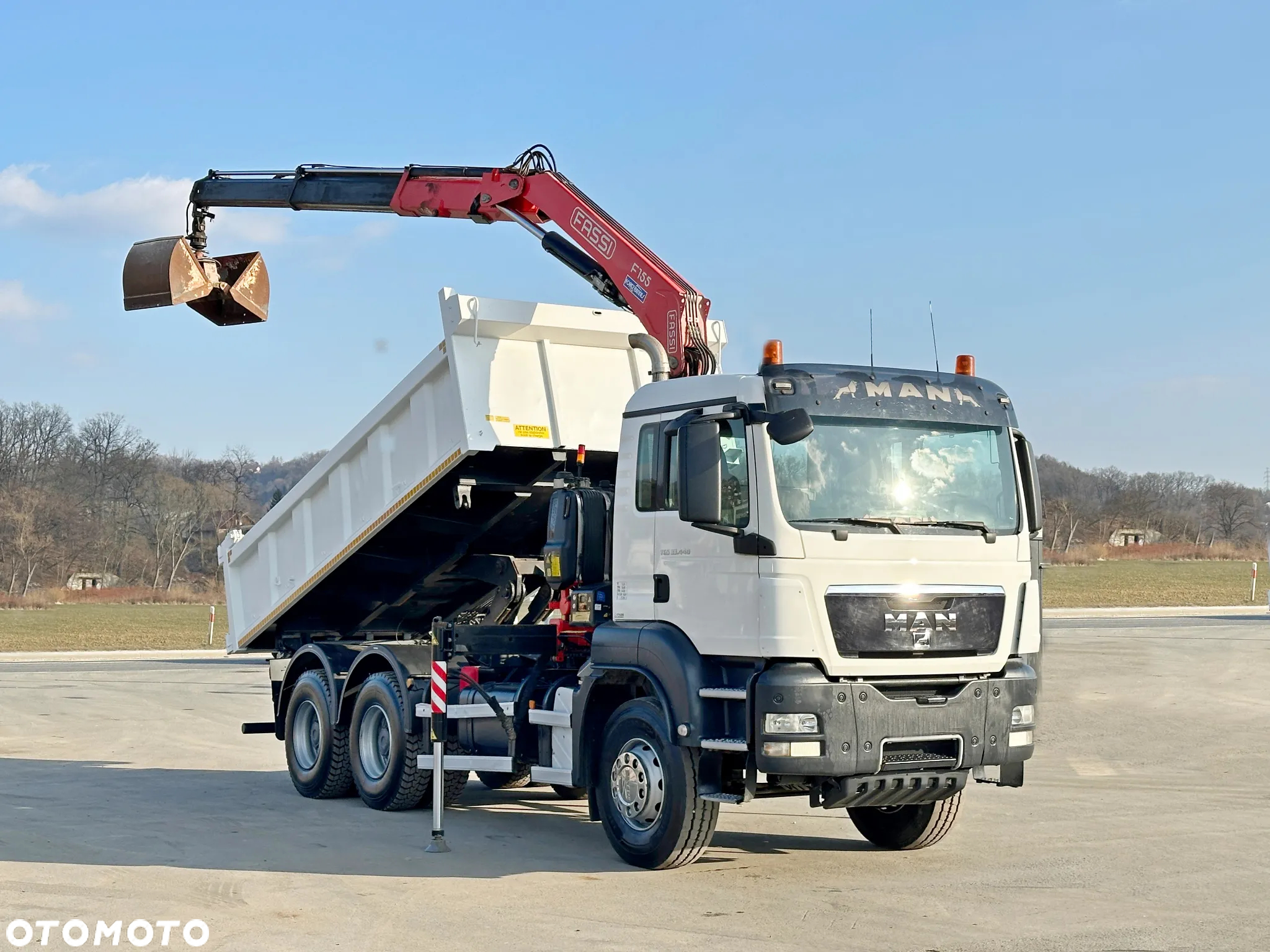 MAN TGS 33.440 * WYWROTKA 4,90 m * FASSI F155A.0.22 + PILOT / 6x4 - 2