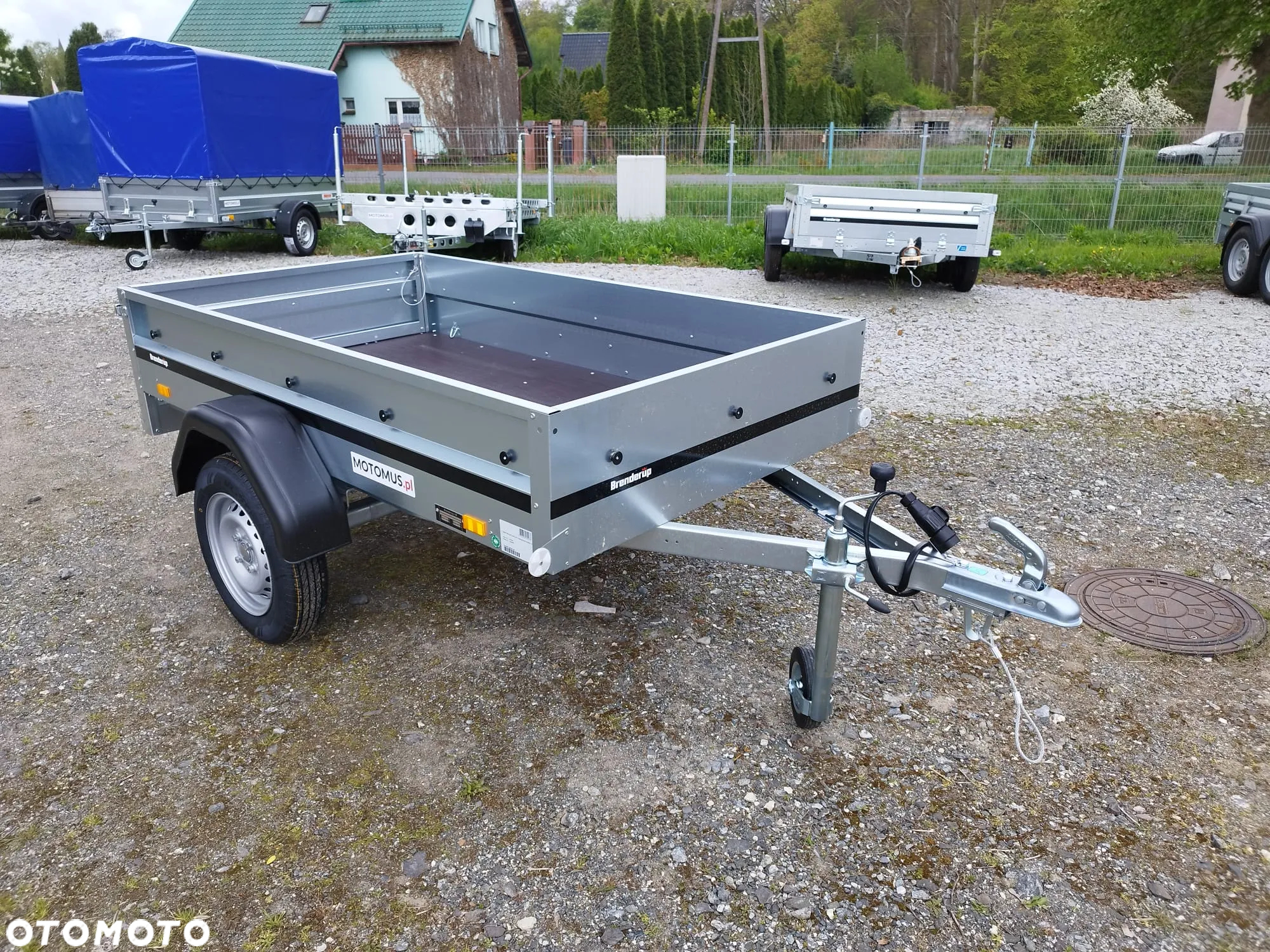 Brenderup Przyczepa Brenderup 1203S UB 203x116x35 1 oś 750kg nowa HIT CENOWY plandeka płaska gratis - 4