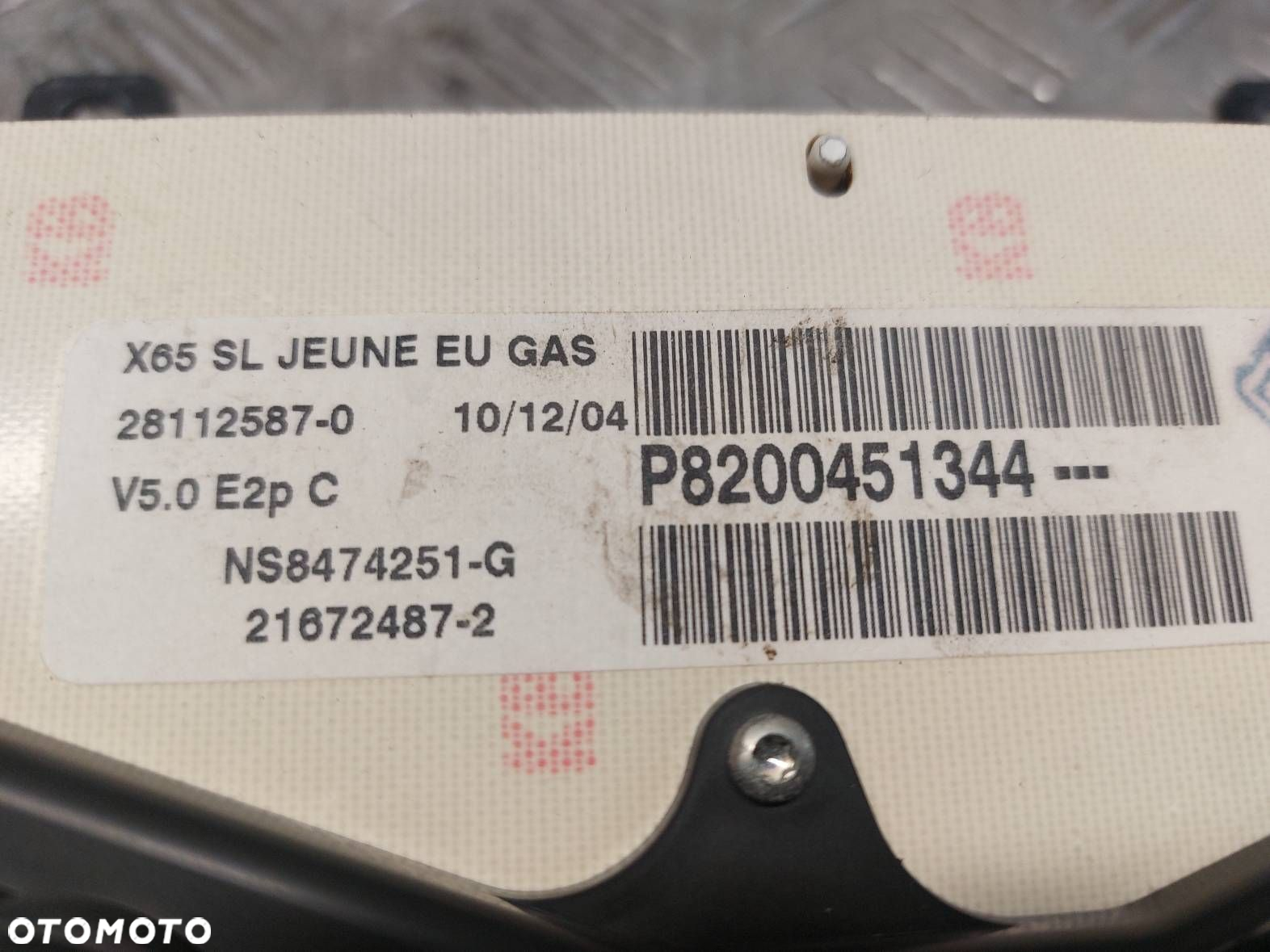 LICZNIK ZEGARY CLIO II 1.5 DCI P8200451344 - 4