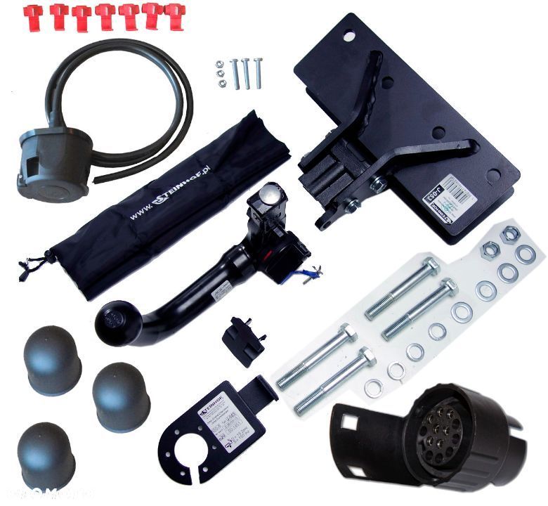 WYPINANY AUTOMAT HAK HOLOWNICZY + WIĄZKA 7 PIN JEEP GRAND CHEROKEE + COMMANDER 05-11 WH WK XH - 6