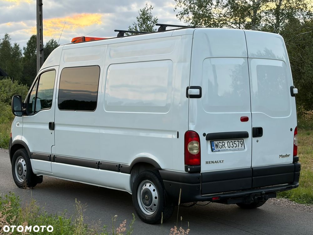 Renault MASTER L2H2 Elektryka Dubel Kabina Brygadówka 7os. Hak Serwis - 4