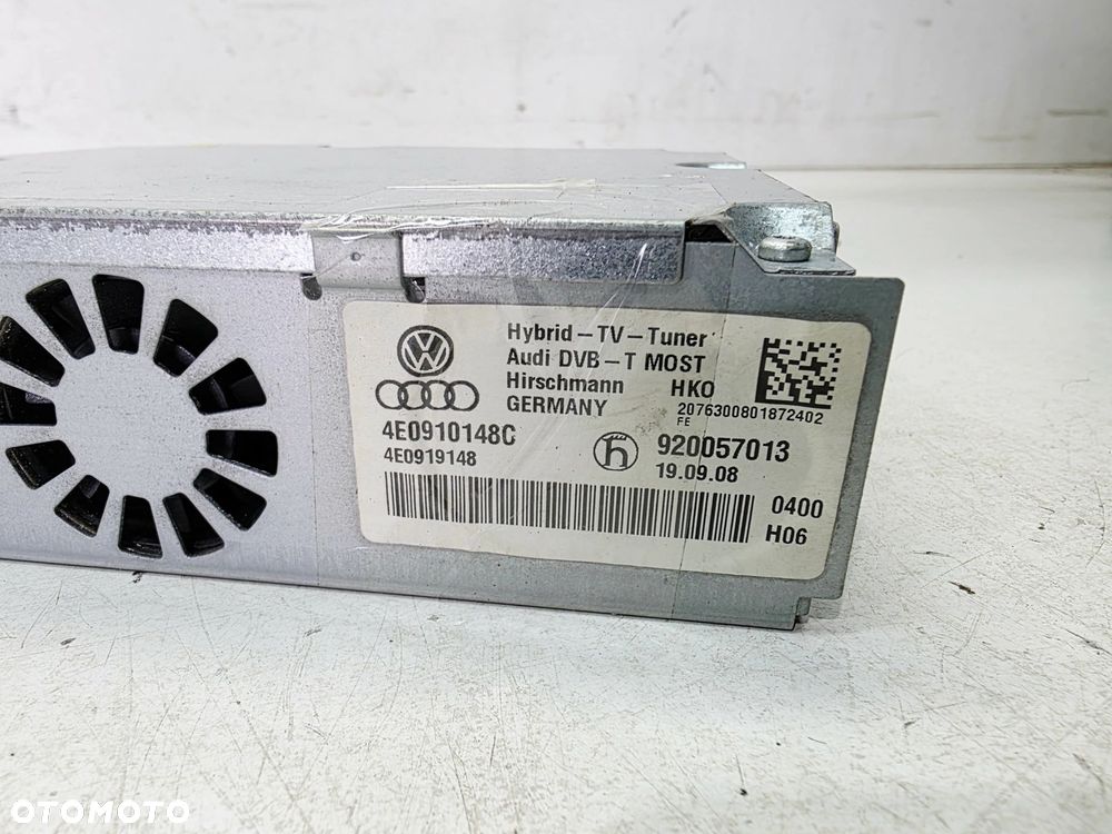ODIORNIK TV TUNER TV AUDI A6 C6 A8 D3 Q7 4L 4E0910148C - 5
