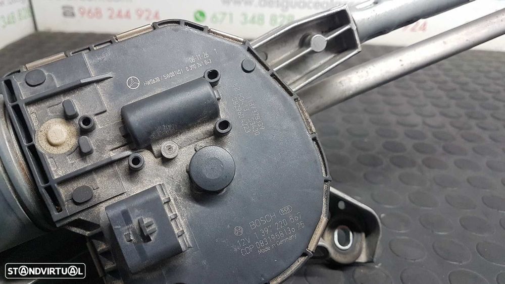 MOTOR LIMPA-VIDROS FRONTAL MERCEDES CLASE C (W204) BERLINA C 200 CDI (204.007) - 4