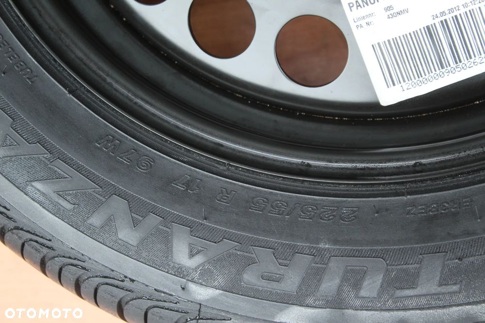 KOŁO ZAPASOWE ZESTAW NAPRAWCZY OPEL INSIGNIA A 225/55 R17 5x120 IS41 BRIDGESTONE - 4