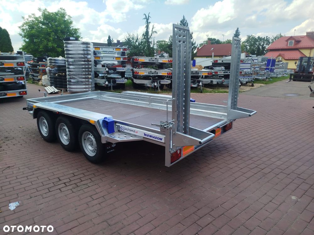 Niewiadów Przyczepa do przewozu sprzętu budowlanego Niewiadów K3535 Najazdy 355x185 cm 2 osie DMC 3500kg pod minikoparke walec dostawa pod dom - 4