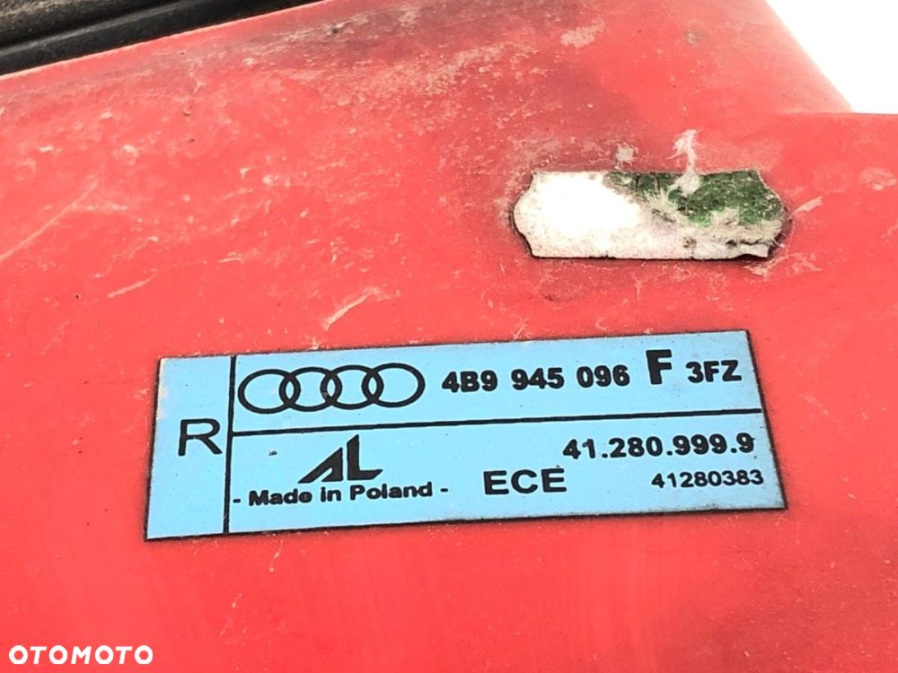 LAMPA PRAWY TYŁ - 119.00 PLN - AUDI A6 C5 Avant (4B5) 1997 - 2005 2.5 TDI 132 kW [180 KM] olej - 6