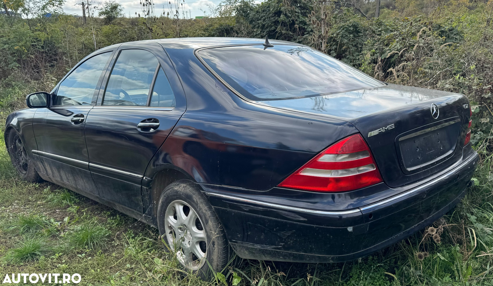 Dezmembrări Mercedes S600 S400 cdi om628 v8 w220 CL600 e215  CL500 1999 2000 2001 V12 M137 bobina Abc suspensie hidraulică plafon alcantara crem cu trapă pentru varianta lungă - 6