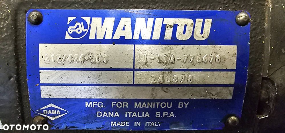 MOST PRZÓD ŁADOWARKA MANITOU MLT 731 T 212/424-001 SPICER - 4