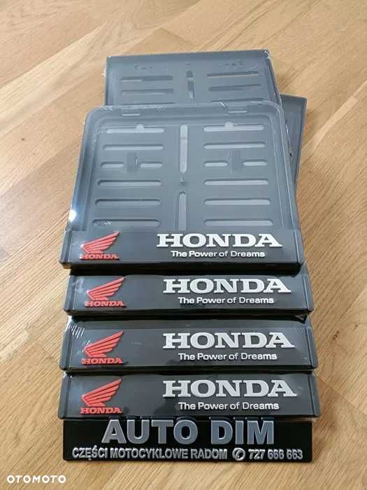 Motocyklowa Ramka do tablicy rejestracyjnej z nadrukiem 3D HONDA * - 1