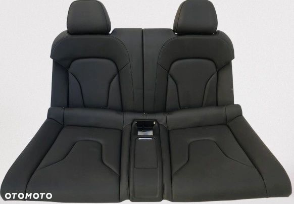 KANAPA TYŁ TYLNA AUDI A5 CABRIO CZARNA SKÓRA GRZANA - 1