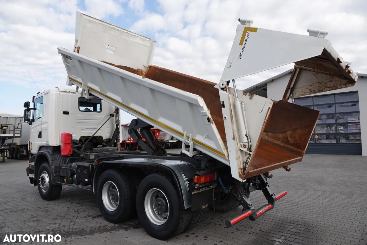Scania R 420/ 6x4 / 2-SIDE TIPPER / HYDROBRATA / BORDMATIC / HYDROKLAPA / MANUAL / IMPORTAT - 3