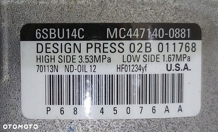 sprężarka kompresor klimatyzacji compass ii 2.0 m-jet - 6