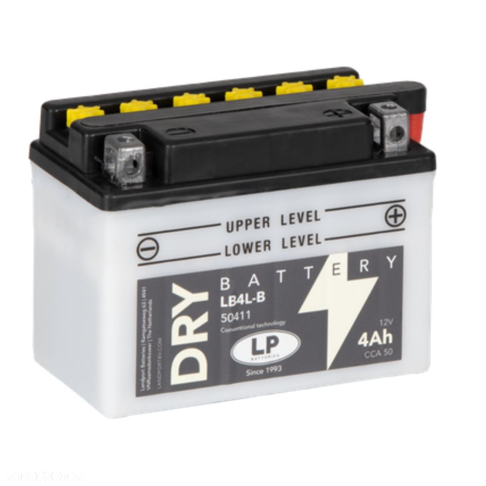 Akumulator motocyklowy Landport YB4L-B 12V 4Ah 50A - 1