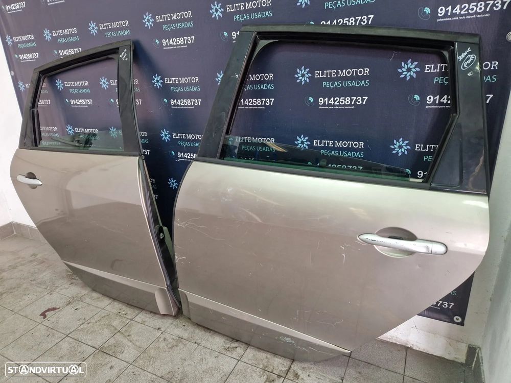Porta usada RENAULT SCENIC III 3 frente traseira esquerda direita ENVIO GRATIS - 6