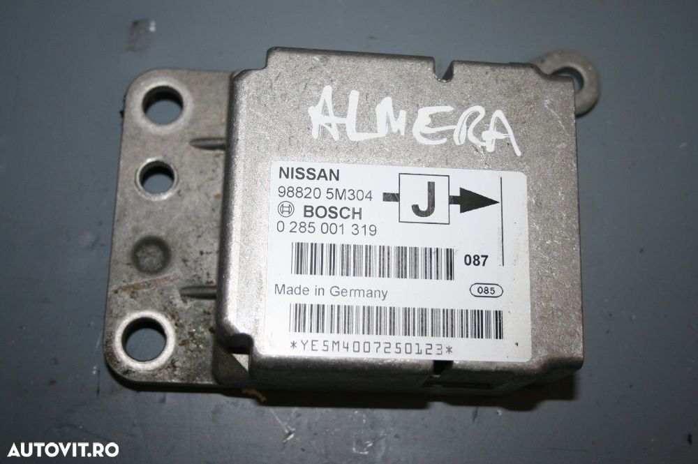 Modul Calculator Airbag Nissan Almera An 2000-2004 - 2